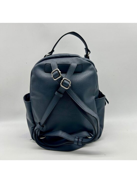 Style & Co Hudsonn Blue Faux Leather Backpack main image 5